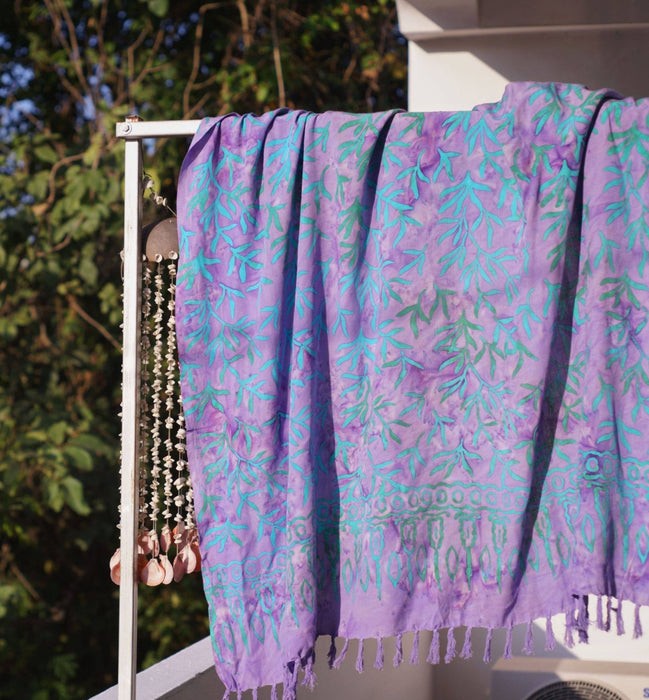 Lavender Batik Sarong - LANTA REEF