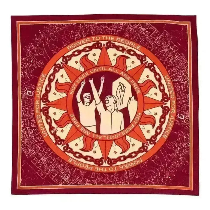 "Justice" 100% Organic Cotton Bandana | Design By Ella Rose Whitaker BANDITS Bandanas