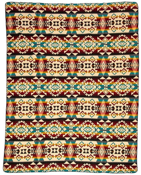 Ecuadorian alpaca blanket | native blanket | Chimborazo Colormix 190cm x 225cm