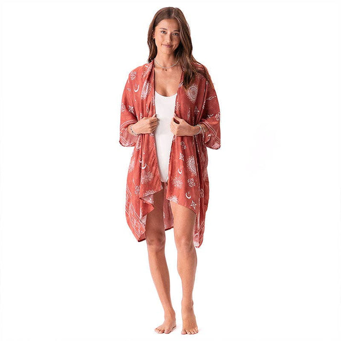 Sacred Sienna Kimono