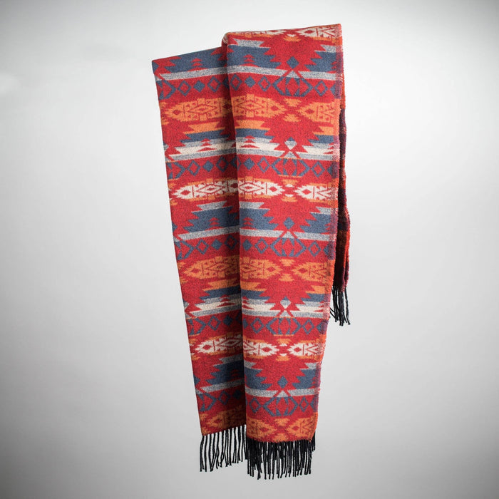 Sioux Wool Blend Blanket - Native American Design 185cm x 155cm