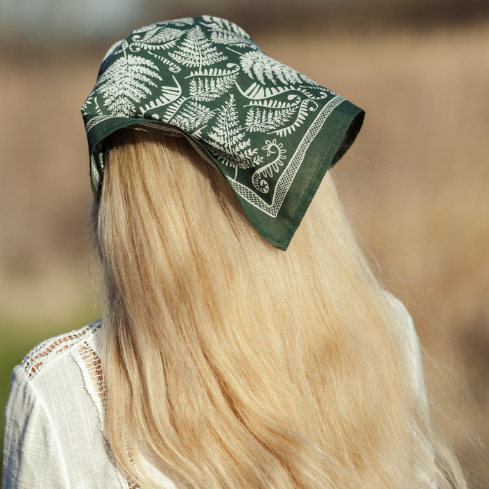 No. 139 Fern Bandana| Organic Cotton
