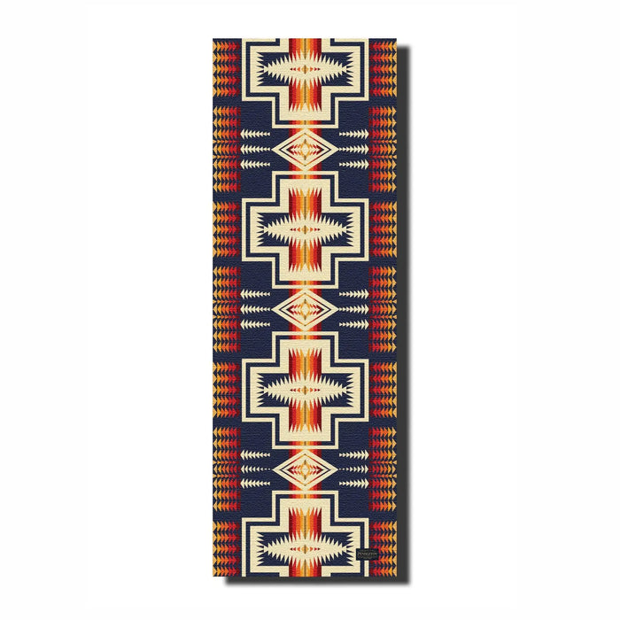 Ascend Yoga Mat Pendleton Harding Navy