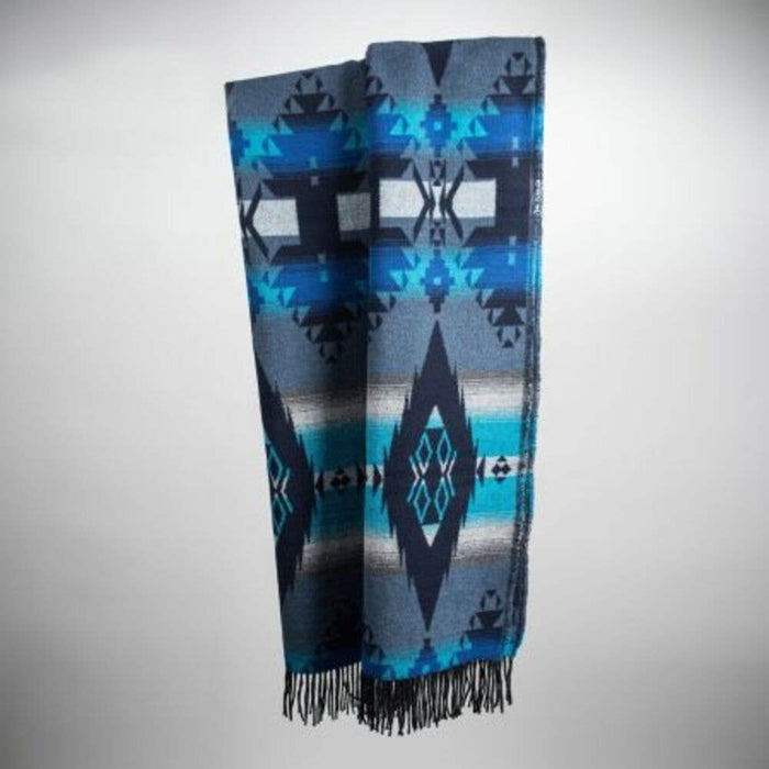 Apache Wool Blend Blanket - Native American Design 200cm x 155cm
