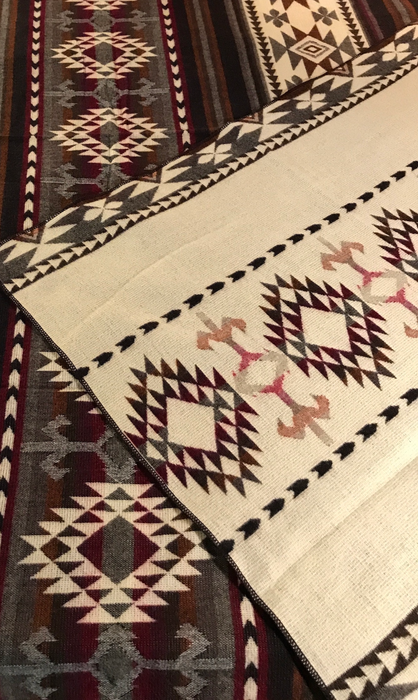Southwestern Chocolate Brown Couch Throw