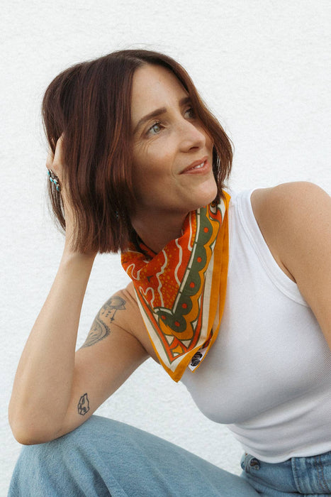 "Sunset" Organic Cotton Bandana