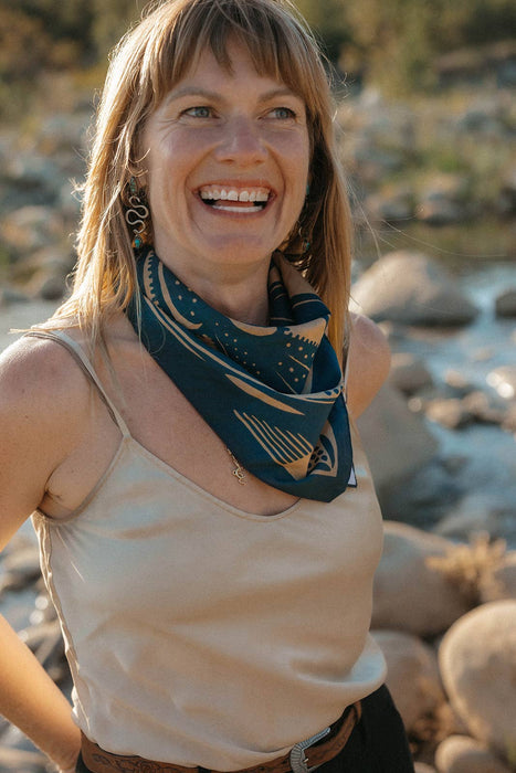 "El Rito Nights"  by Jess Mudgett | Organic Cotton Bandana