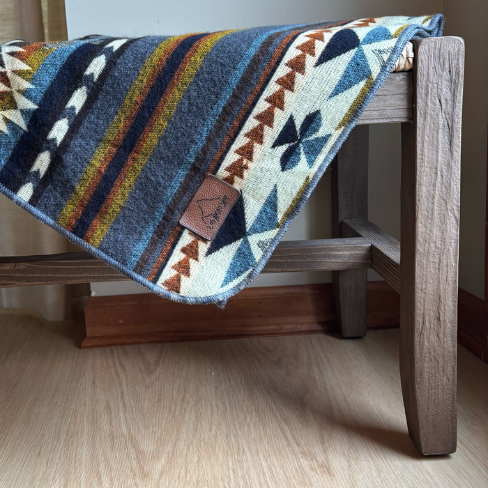 Multi-color Southwestern Throw Blanket | Housewarming Gift