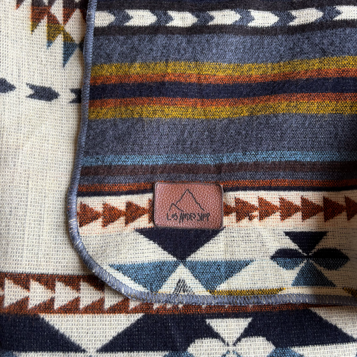 Multi-color Southwestern Throw Blanket | Housewarming Gift