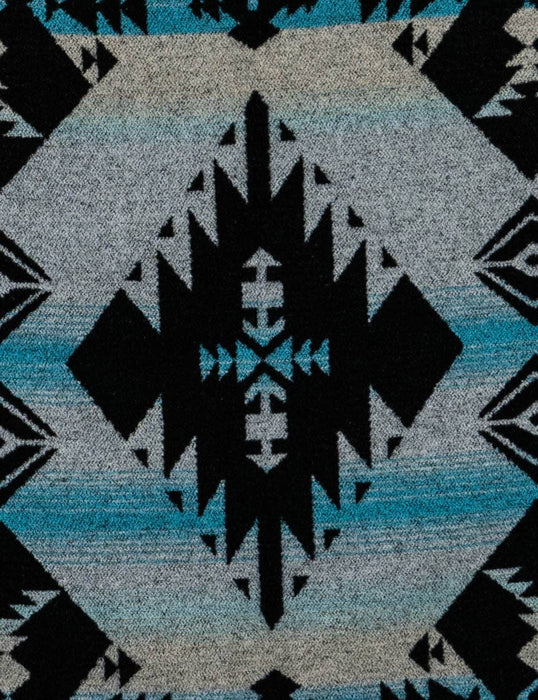 Cheyenne Wool Blend Blanket - Native American Design 200cm x 155cm