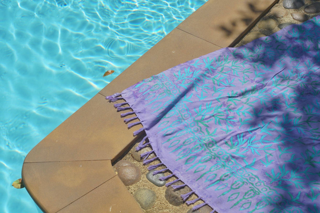 Lavender Batik Sarong - LANTA REEF