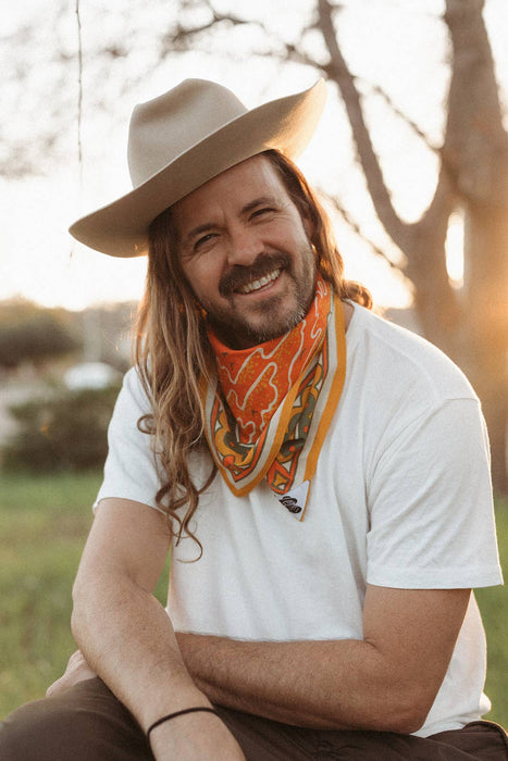 "Sunset" Organic Cotton Bandana