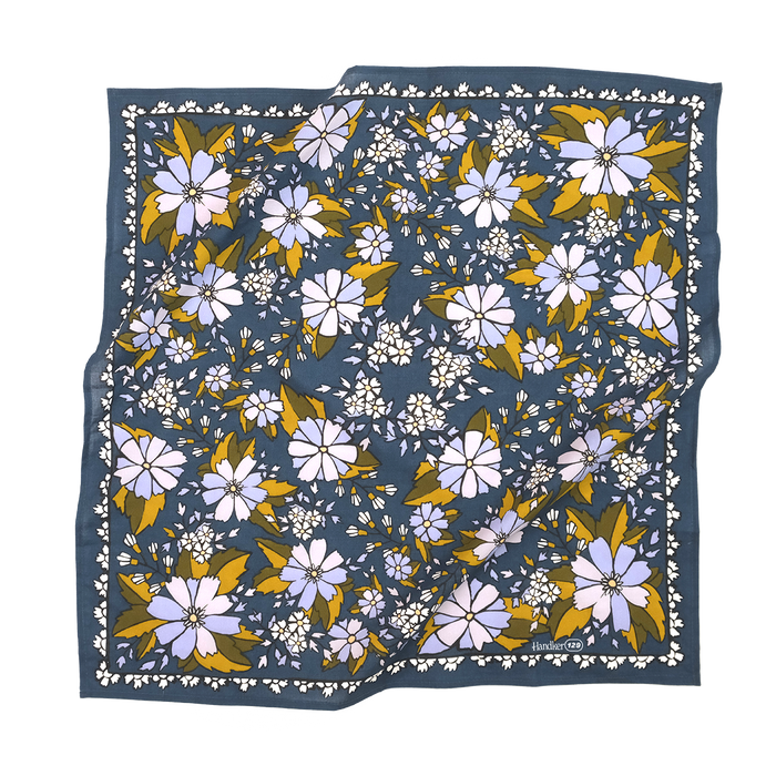 No. 129 Chicory Bandana | Organic Cotton