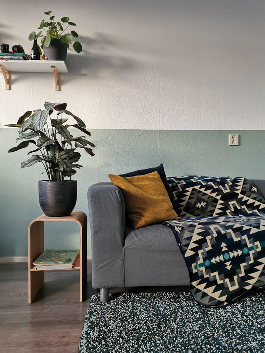 Alpaca Native Blanket - Chimborazo Black - 190 X 225 cm EcuaFina