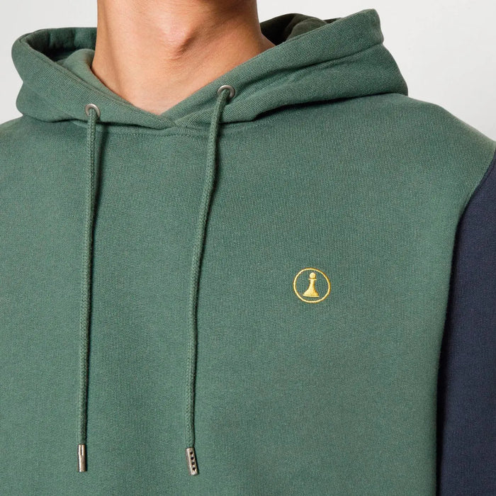 Chira sweatshirt, tricolor, hoodie, hood, 100% organic cotton + recycled materials Tiwel