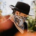 "Forever Blooming" 100% Organic Cotton Bandana | Design By REAL FUN, WOW! BANDITS Bandanas