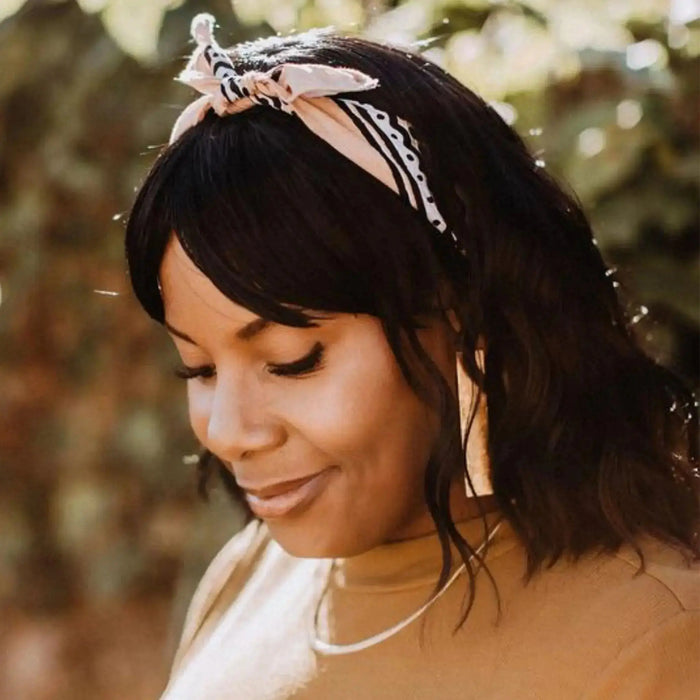 "Forever Blooming" 100% Organic Cotton Bandana | Design By REAL FUN, WOW! BANDITS Bandanas