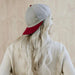 Grey & Burgundy Cap Storied Hats