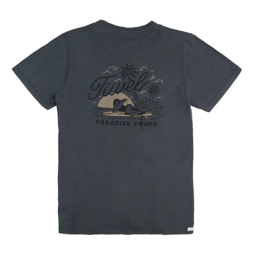 Kalie T-shirt, Paradise Found in graphite grey, 100% organic cotton Tiwel