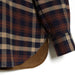 Kelow Maroon check overshirt, overshirt, corduroy and cotton Tiwel