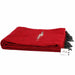 Red Thunderbird Mexican Blanket Vintage Style Hand Woven West Path