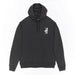 Sudadera Chey, negra, hoodie, capucha, algodón orgánico Tiwel