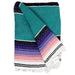 Turquoise and Pastel Purple Diamond Yoga Blanket West Path
