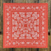 Wild Palms Coral - SILKY Mister Bandana